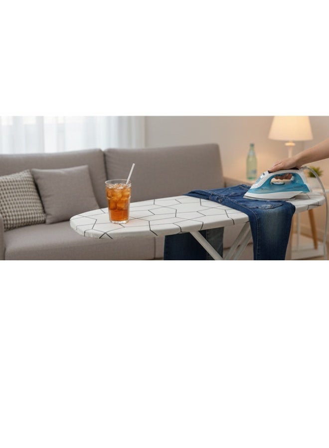 أيكيا لوح كي منزلي صغير الحجم 73×32 سم - أرجل ثابتة مانعة للانزلاق، تصميم قابل للطي لسهولة التخزين، مثالي للمساحات الصغيرة والشقق - Image 4